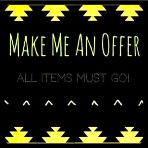 Make an offer! All things must go!
